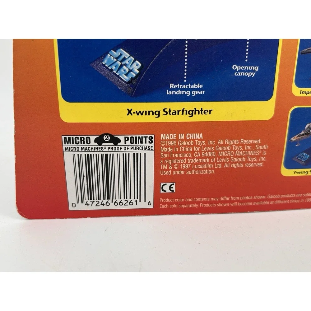 Micro Machines Star Wars X-Wing Starfighter Die Cast Metal 1996